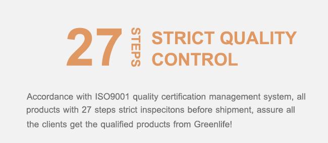 Greenlife  Industrial  Limited کنترل کیفیت