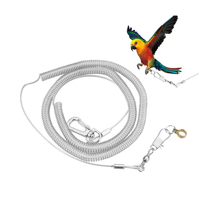 طناب ایمن طناب 6 متری منبسط کننده طناب سیم پیچ سیم پیچ شفاف محافظ پرواز برای پرندگان
