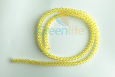 زنجیر زرد قابل انعطاف زنجیری طناب کوئل، تخت اسپیرال سوپاپ تخت 1 متر طول